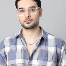 D Finish Men Relaxed Checked Casual Shirt image 4