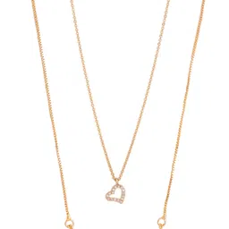 Boghra Sales Set Of 2 Gold-Plated Brass Cubic Zirconia Chain-picture-37