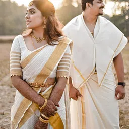 VASTRAHUT Woven Design Zari Silk Blend Handloom Banarasi Saree image 2