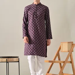 KUNDALI KAKSHAY Men Regular Kurta with Pyjamas image 4