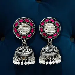ANTICO Circular Jhumkas Earrings image 5