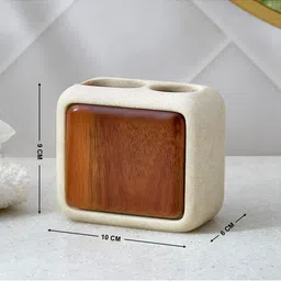 Home Centre Beige & Cream-Coloured Textured Polyresin image 3