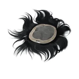 VIEWS Men Tape-In Straight Toupee Hair Extension Black- 9.6 Inches image 4