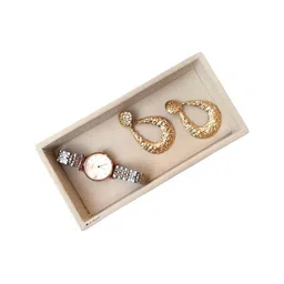 La Trove Cream-Coloured Reusable Jewellery Organiser image 3