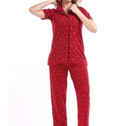 E-MAX Women Printed Night suit image 2