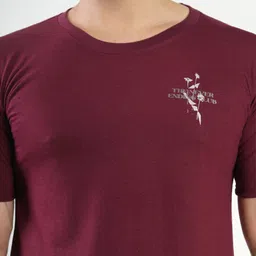 John Peters Men Printed Bio Finish Applique T-shirt image 4