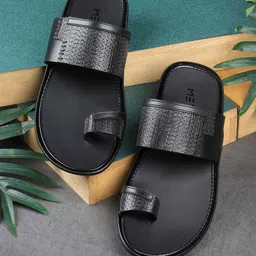 Metro Men Leather Comfort Sandals-image-43