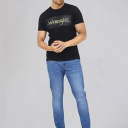 Wrangler Men Vegas Skinny Fit Low-Rise Heavy Fade Stretchable Jeans image 5