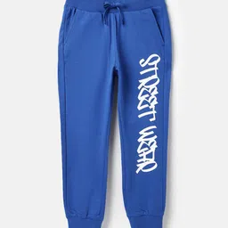 United Colors of Benetton Boys Typography Printed Cotton Mid-Rise Joggers-picture-37