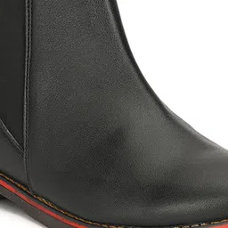 PSSHOES Men Round Toe Slip-On Chelsea Boots image 2