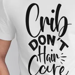 Seekbuylove Men Bio Finish Crib Dont Hair Care Round Neck Pure Cotton T-shirt image 3