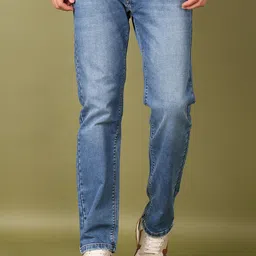 V-Mart Men Straight Fit Light Fade Stretchable Jeans image 4