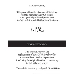 GIVA Women 925 Sterling Silver Rhodium-Plated Wraparound Bracelet image 4