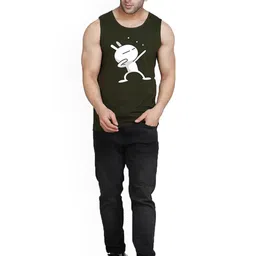 Slowloris Set of 2 Men's Printed Sleeveless Cotton Innervest image 2