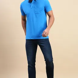 Classic Polo Men Slim Fit Low Distress Light Fade Jeans image 3
