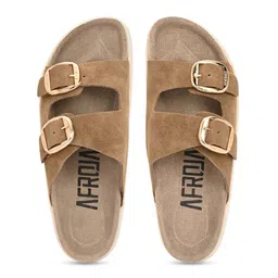 AfroJack Women Open Toe Flats with Buckles image 3