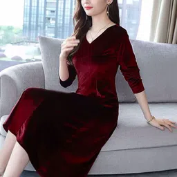 StyleCast A-Line Midi Dress image 3