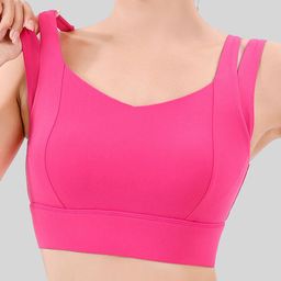 LULU & SKY Women Full Coverage Double Strap Detail Sports Bra-picture-49