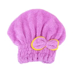 AUGEN Women Purple Solid Lightweight Wrap Bath Towel-picture-21