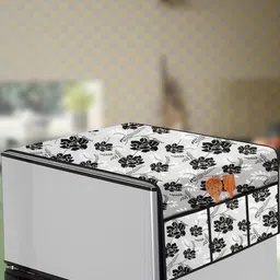 The Furnishing Tree Grey Plastic Refrigerator Cover-picture-16