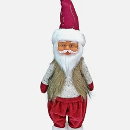 Little Surprise Box LLP Cream-Coloured & Maroon Self Standing Santa Christmas Decor-picture-19