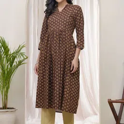 VAASVA JAIPUR Women Printed Regular Kurti with Palazzos-picture-17