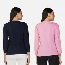 Metronaut Women 2 Printed Bio Finish Applique T-shirt image 2