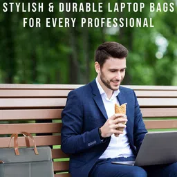 GIORDANO Unisex Colourblocked PU Laptop Bag image 3