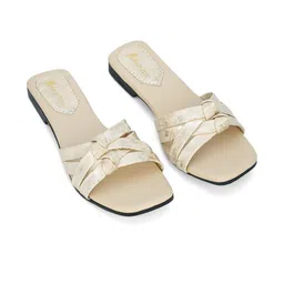 FAISHSTAR Women Open Toe Flats image 4