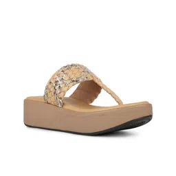 Inc 5 Woven Design Flatform Sandals image 1