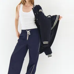 H&M Women Nylon Drawstring Trousers-picture-20
