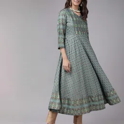 IKRASS Floral Printed Anarkali Kurta-image-72