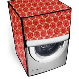 The Furnishing Tree Maroon PVC Washing Machine Cover-picture-24