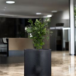 Go Hooked Black Tube-Shaped Planters-picture-15