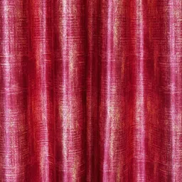 ROMEE Set Of 2 Pink & Beige Texture Room Darkening Door Curtain image 2