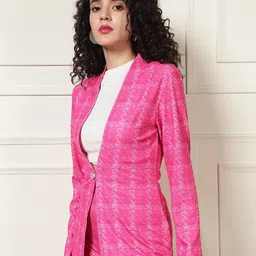 TANDUL Printed long Sleeves Coat With Shorts image 4