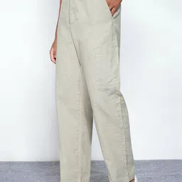 7 Alt by Pantaloons Men Printed Loose Fit Trousers image 2