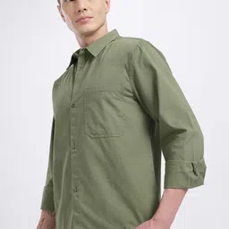 glitchez Spread Collar Pure Cotton Regular Fit Shirt-image-69