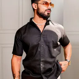 Moda Rapido Men Solid Spread Collar Casual Shirt-picture-12