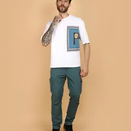 V-Mart Men Graphic Printed Round Neck Cotton T-shirt image 5
