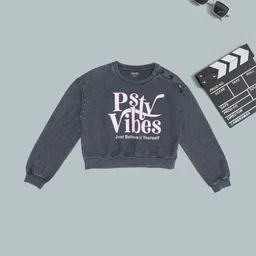 Pantaloons Junior Girls Printed Sweatshirt-image-73