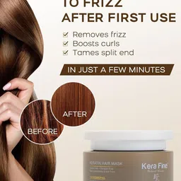 KERA FINE Keratin Hair Mask Formulated with Soy & Wheat Protein - 200 ml image 3