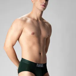 Maniac Mid-Rise Cotton Basic Briefs - MN24-MODAL-OLIVE-BRIEF-S image 3