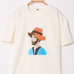Trendyol Graphic Printed Round Neck Pure Cotton T-shirt image 2
