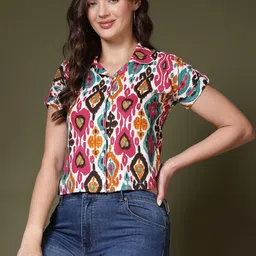 AKIMIA Print Ethnic Crop Top-picture-10