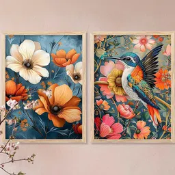 WALLLANE Brown Wood Wall Art image 2