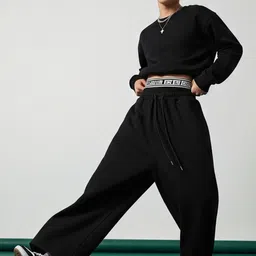 CLOTH N CODE Men Relaxed Loose Fit Trousers image 4