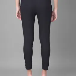 Comfort Lady Women Pack of 2 Solid Mid-Rise Casual Regular Trousers image 2