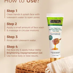 Indus Valley Cow Yogurt & Mashobra Wild Honey Face Wash - 100ml image 4