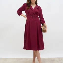 Styli Women Fit and Flare Midi Dress-picture-39